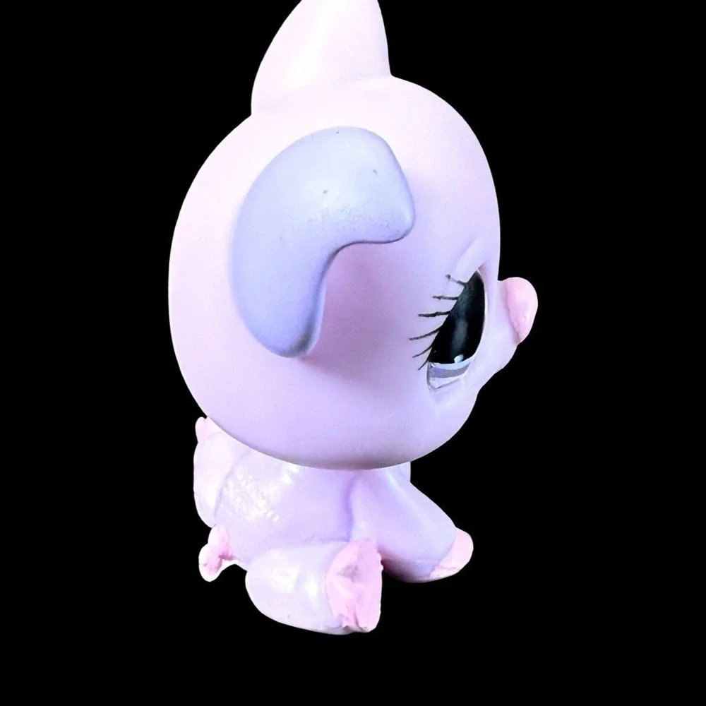 Littlest Pet Shop LPS #1256 Purple Pig Walmart Exclusive Rare
